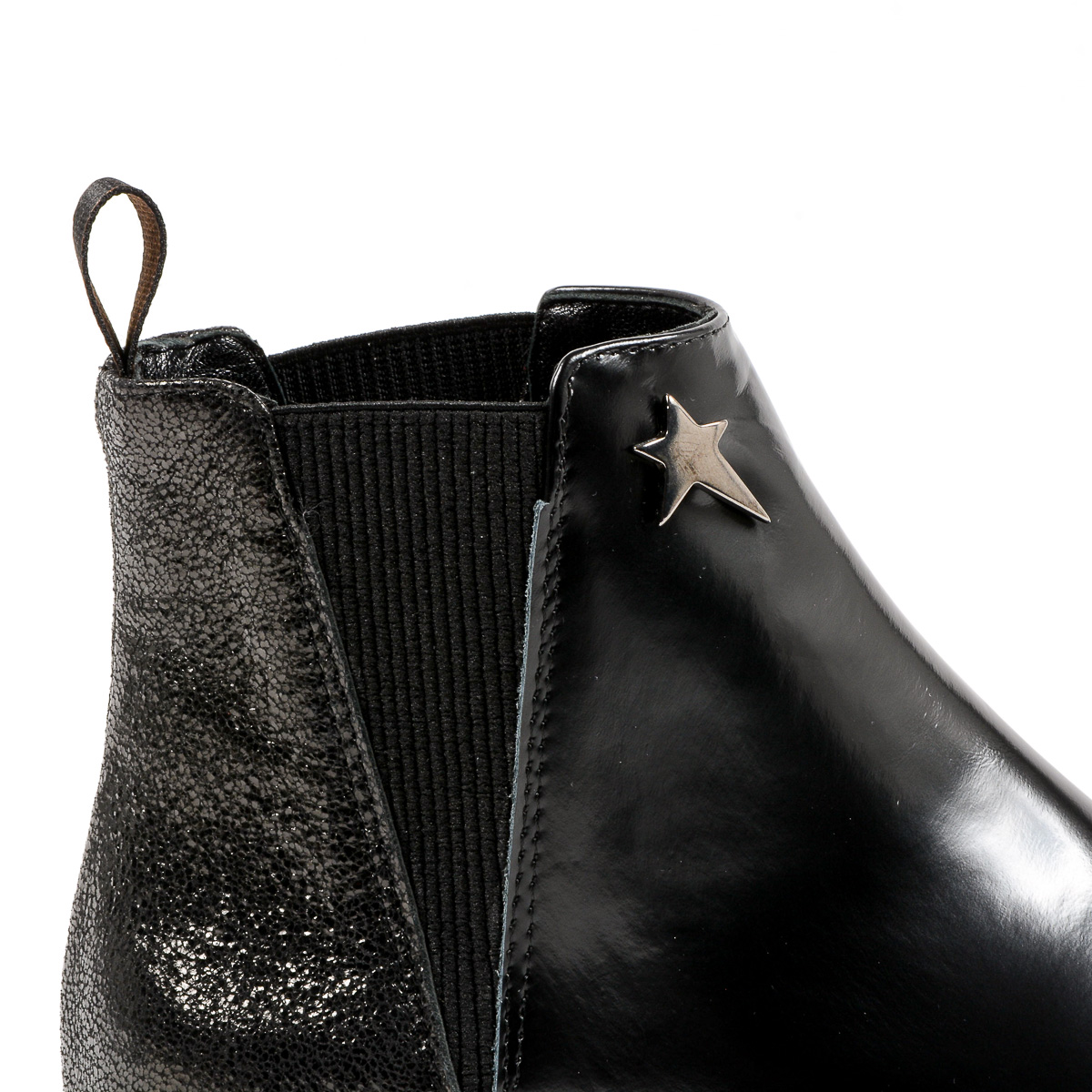 Andrew Charles Womens Ankle Boot Black CHRISTINA