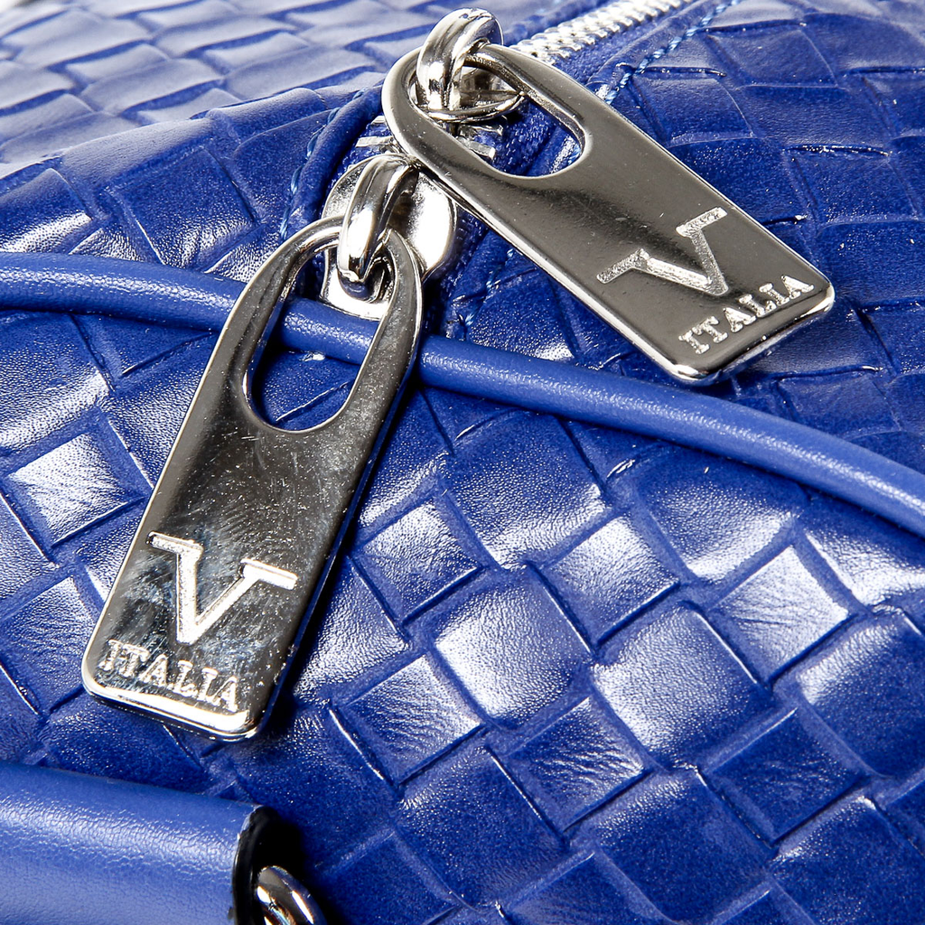 Bolso de mano para hombre V 1969 Italia azul JEFF