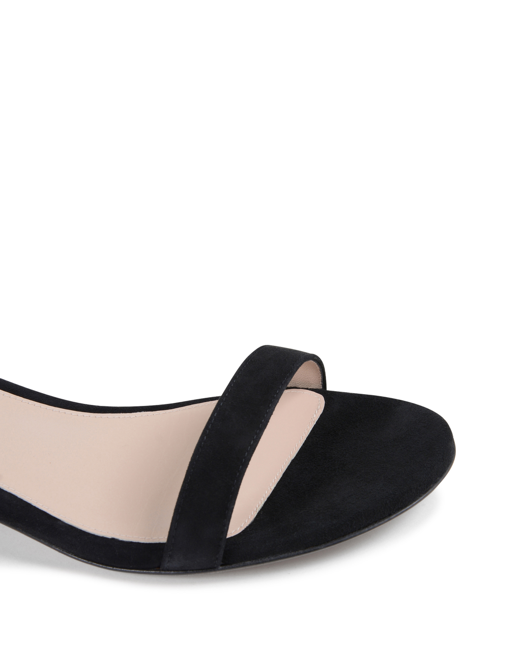 Stuart Weitzman Sandalia con tira al tobillo para mujer Negra NUDISTJUNE
