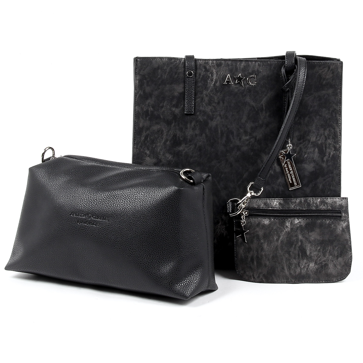 Andrew Charles Womens Handbag Black SERINA
