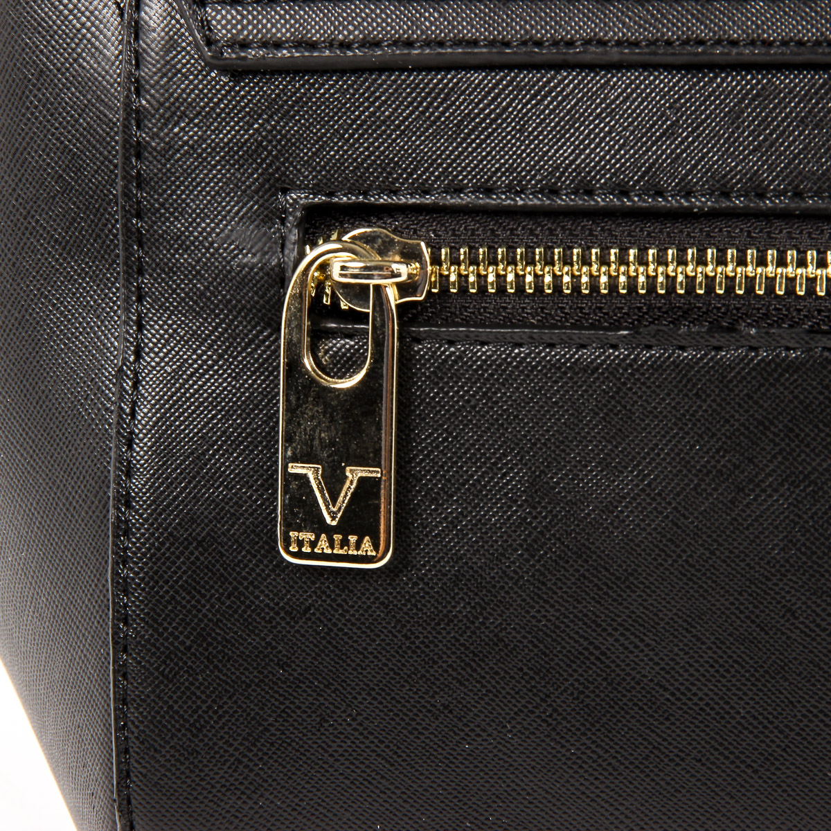 Bolso de mano para mujer V 1969 Italia VE014 NEGRO