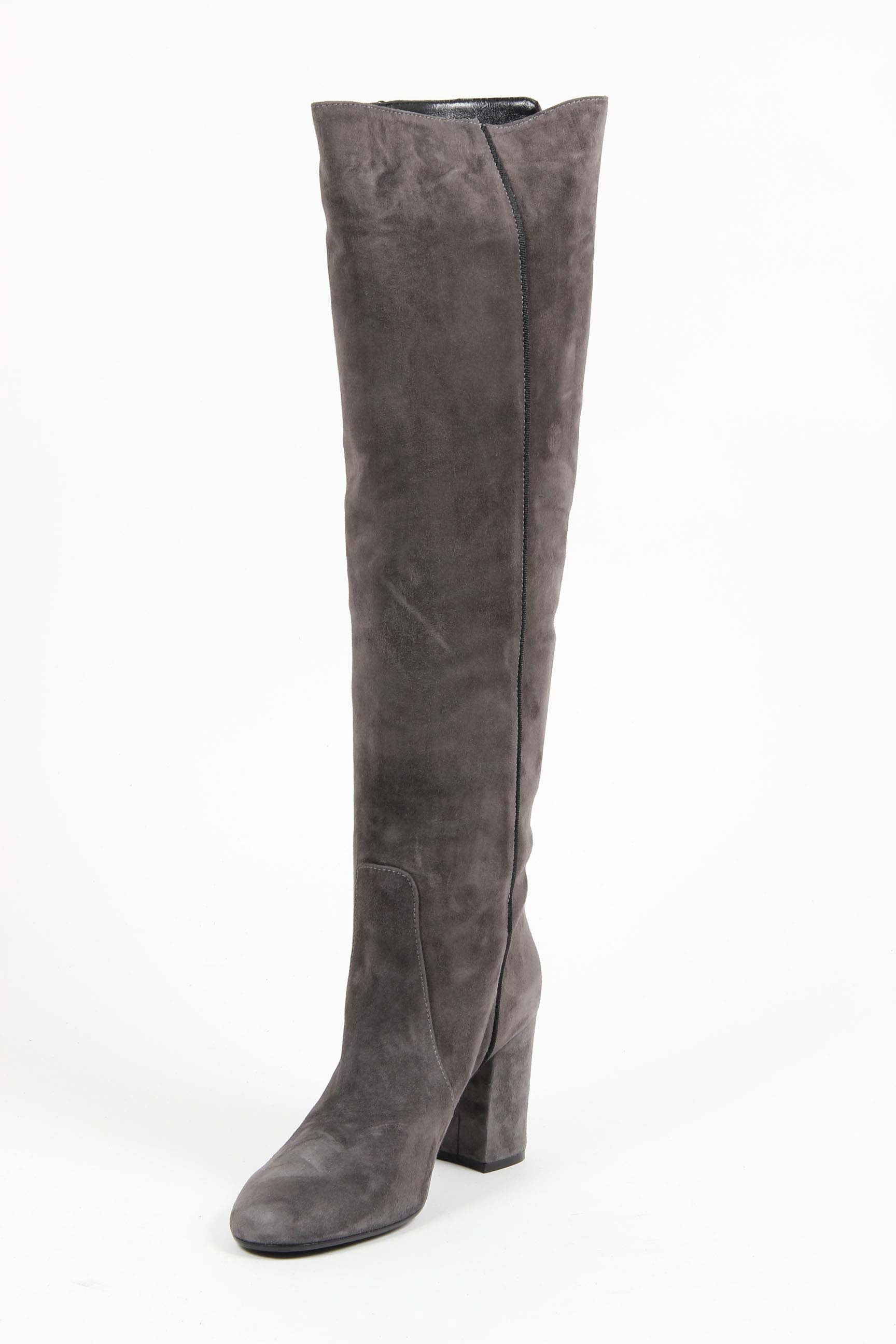 Bota alta Mujer V 1969 Italia G051X CAMOSCIO FUMO 1582