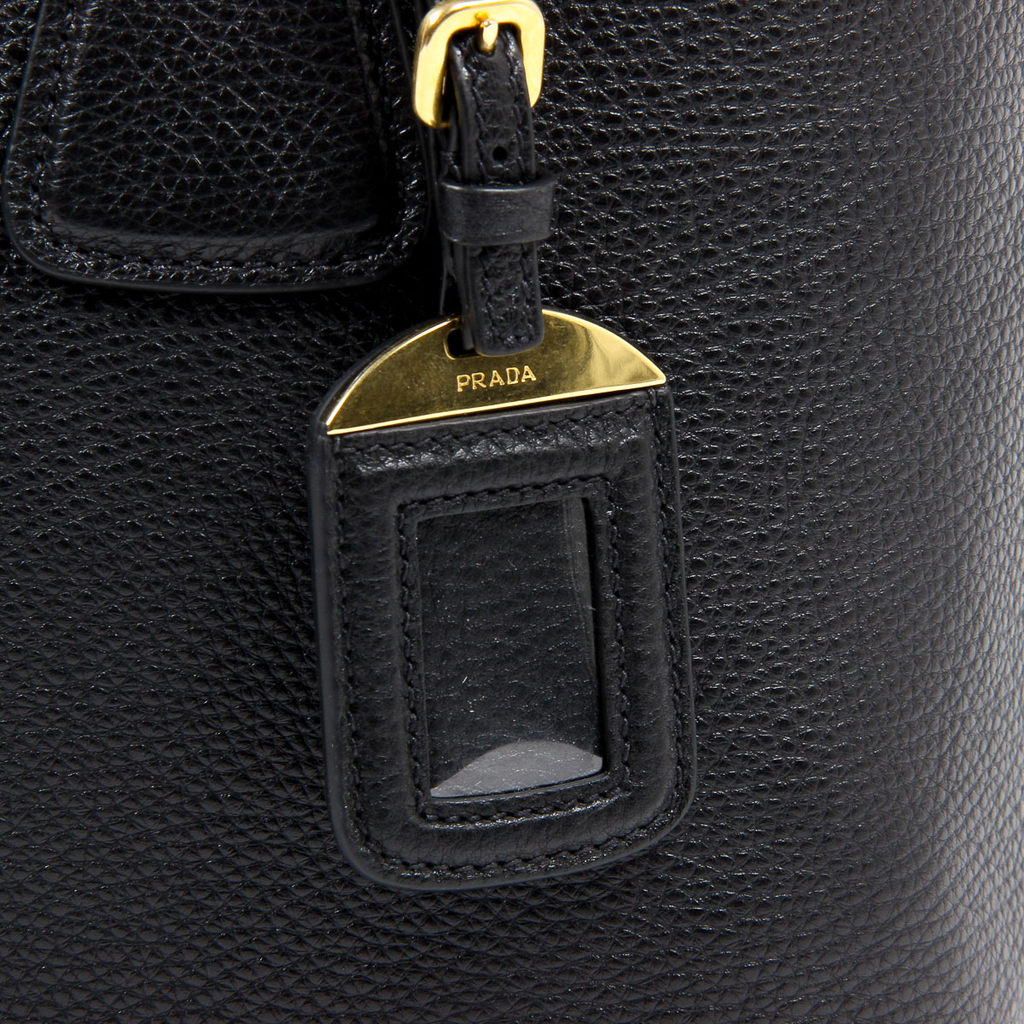 Bolso de mano Prada para mujer 1BG043 2E8K F0002 NERO VITELLO PHENIX