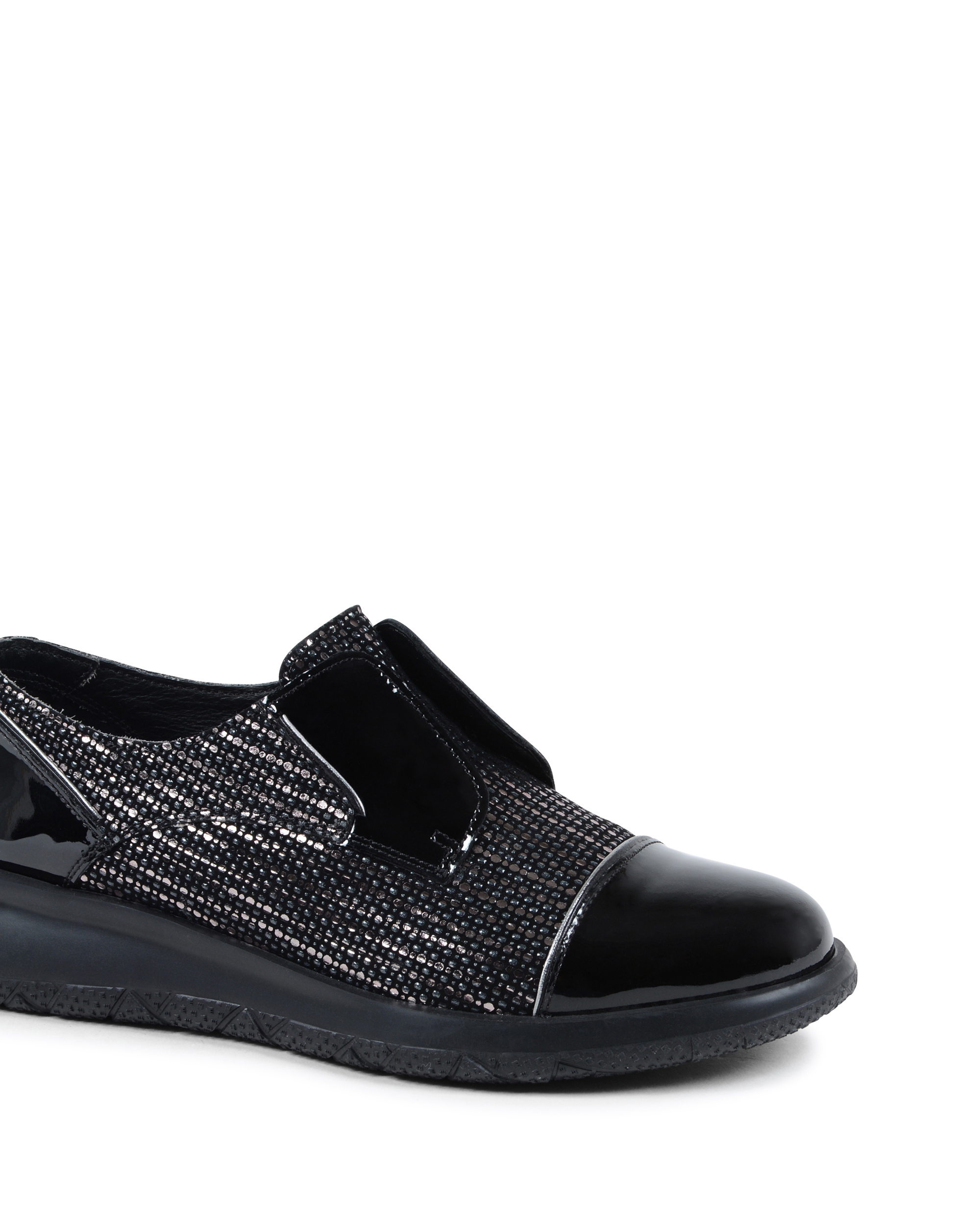 Fratelli Rossetti Womens Sneaker Black 75685 SWING ARGENTO NERO