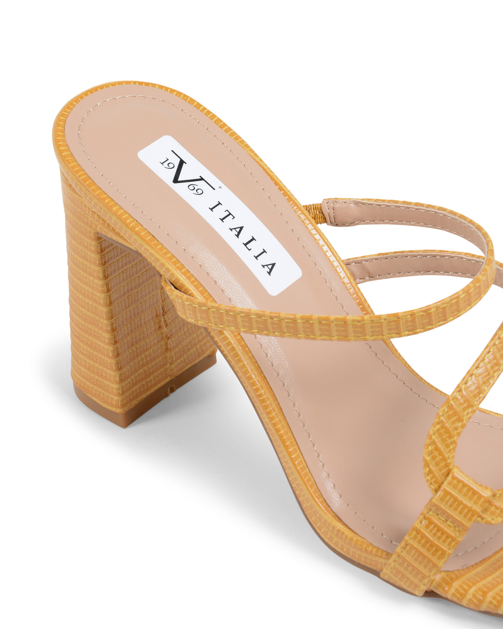 19V69 Italia Sandalia Mule para Mujer Amarilla V61 AMARILLO