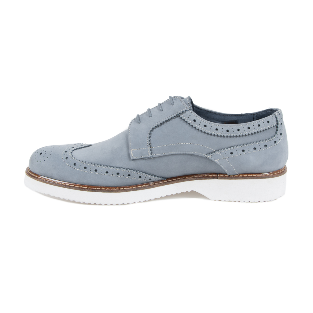 V 1969 Italia - Zapato brogue para hombre, azul claro, HARRY