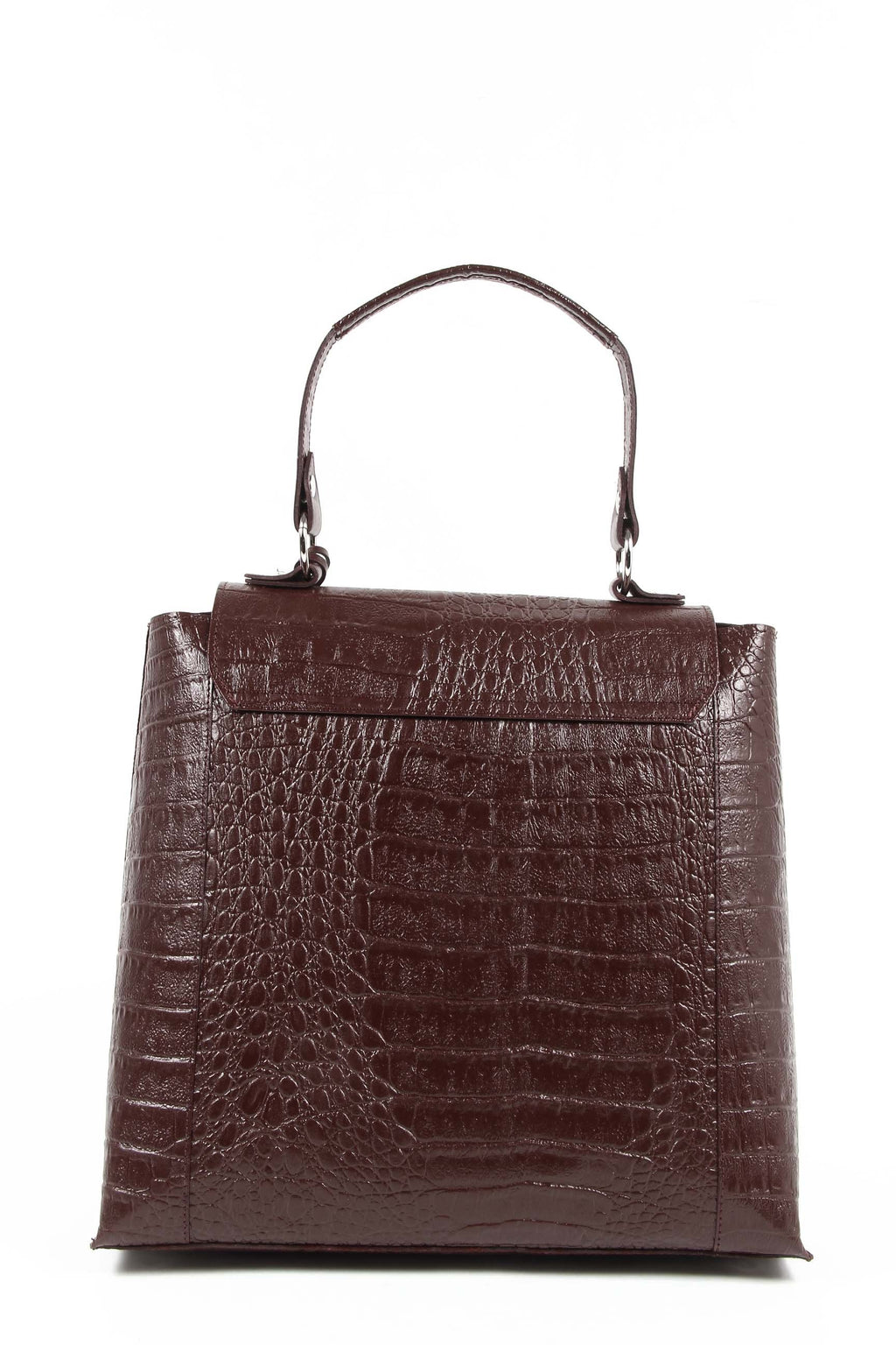Bolso de mano para mujer V 1969 Italia ARC01 MOIRA COCCO BORDEAUX