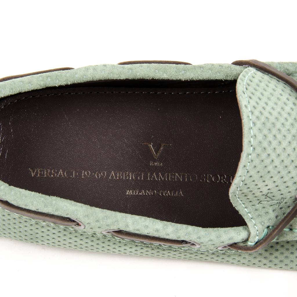 Mocasín para hombre V 1969 Italia Verde SIMON
