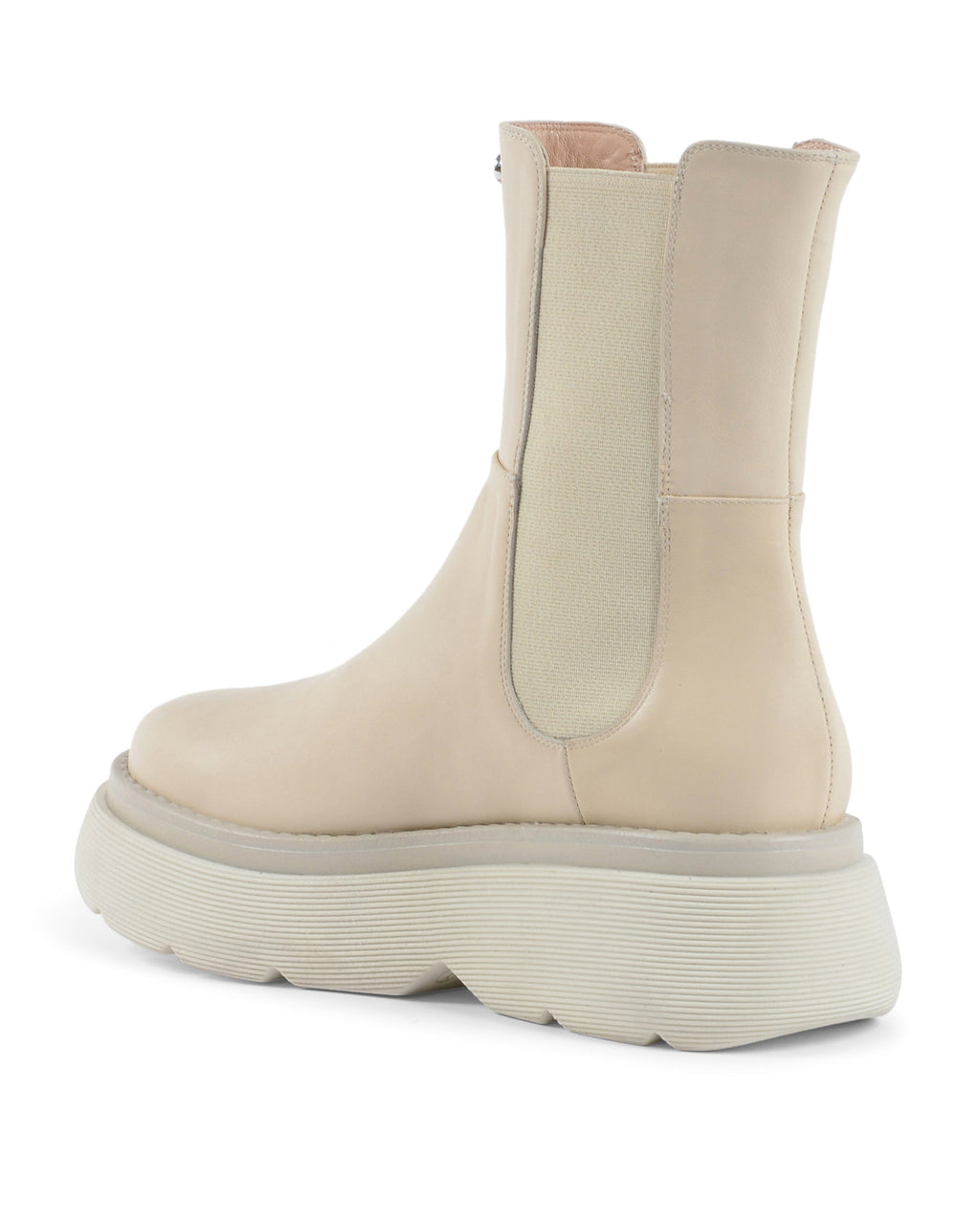 Dana - Bota corta color blanco roto 