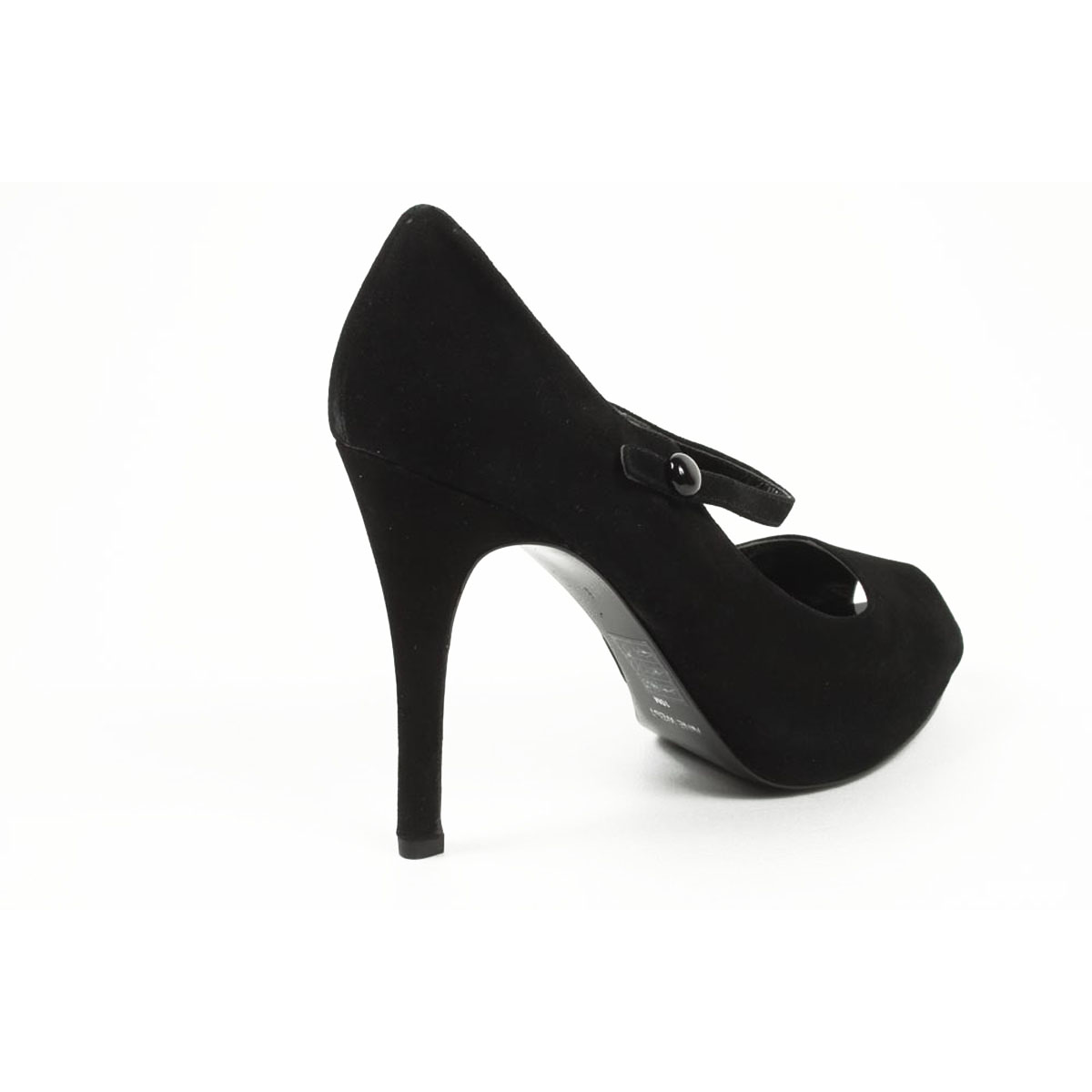 Zapatos de salón Nine West para mujer con punta abierta NWLUMINOUS BLACK BLK