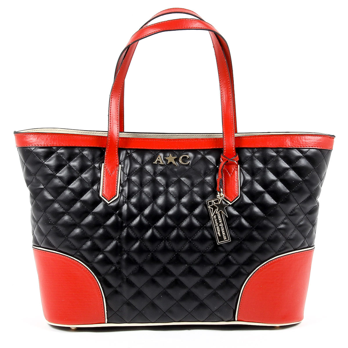 Bolso de mano para mujer Andrew Charles negro LILLI