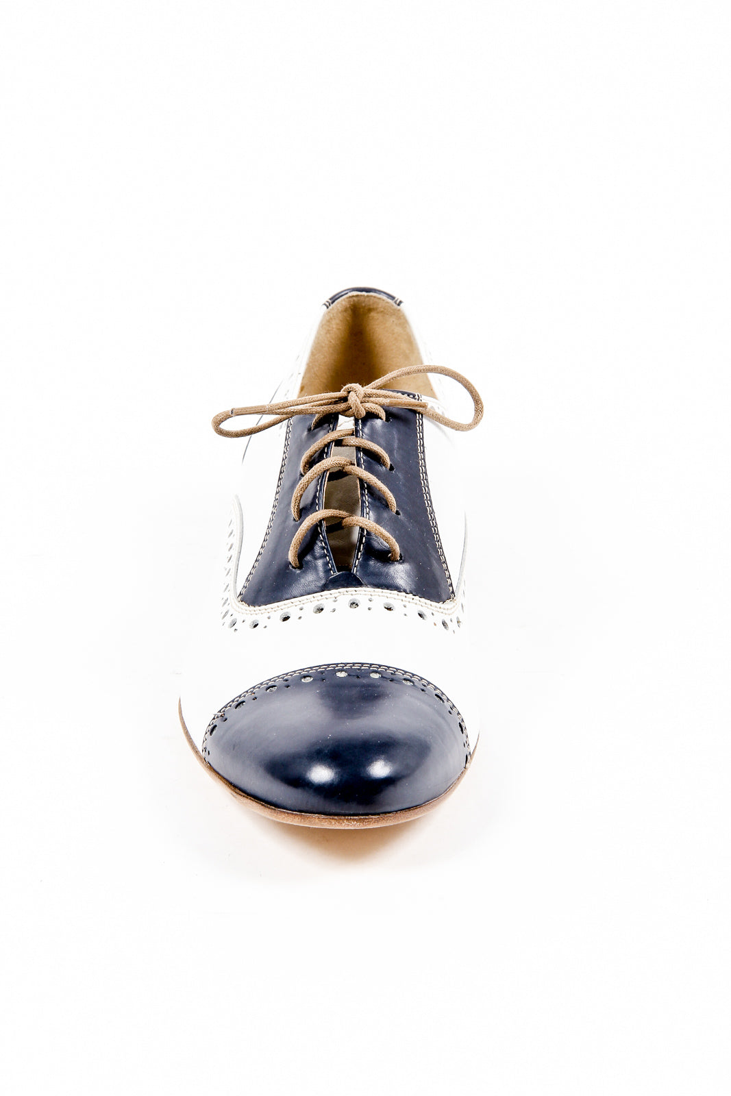 Kiton Brogue Mujer D35803 VINAP BLEU PRESTIGE BIANCO