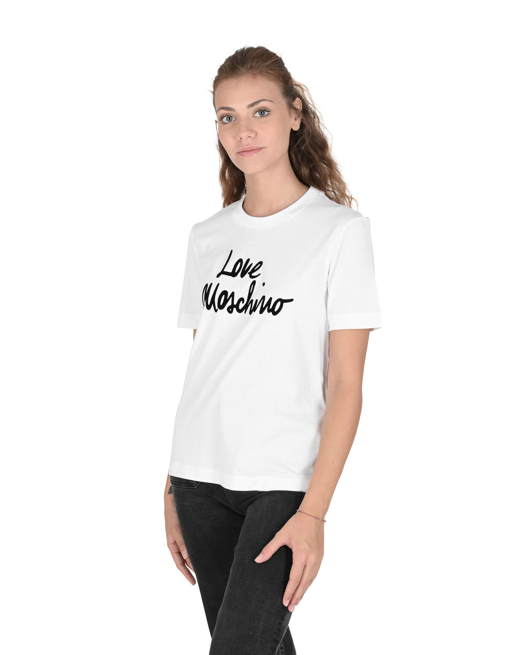 Camiseta de mujer Love Moschino W 4 H06 18 M 3876 A00 BLANCO ÓPTICO