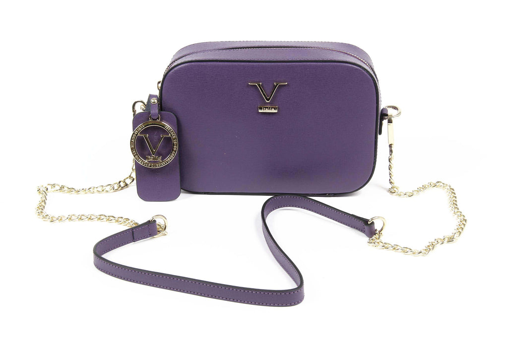 Bolso de mano para mujer V 1969 Italia V001 SAFFIANO VIOLA