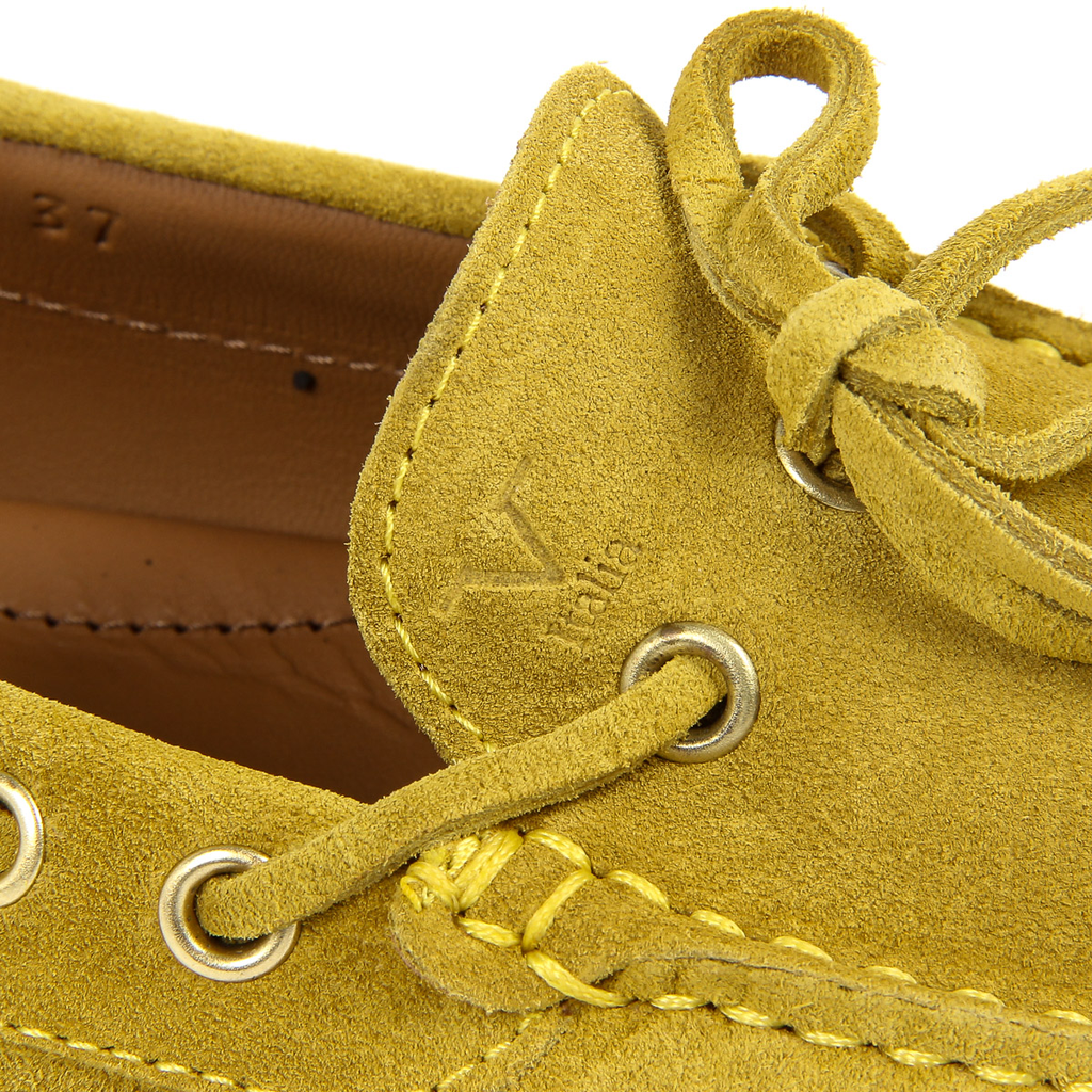 Mocasín para mujer V 1969 Italia amarillo PISA