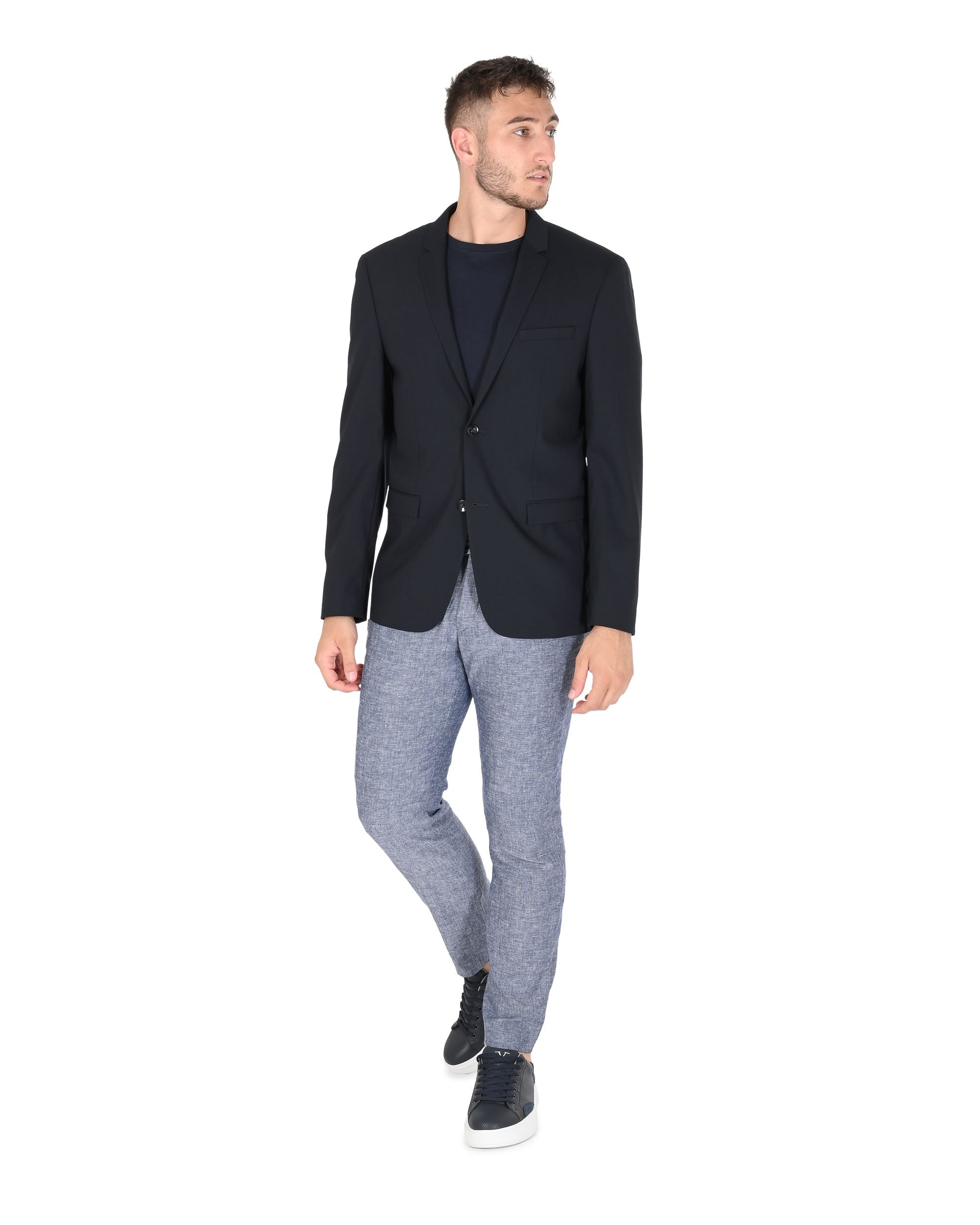 Calvin Klein Mens Blazer Blue K1EK101790411