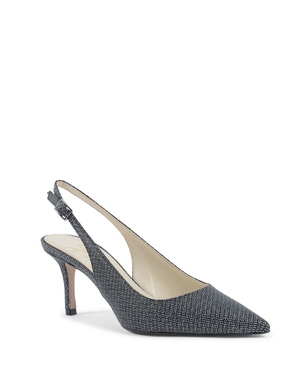 19V69 Italia - Zapatos de salón negros para mujer PALOMA65 CORINNE CALF NERO