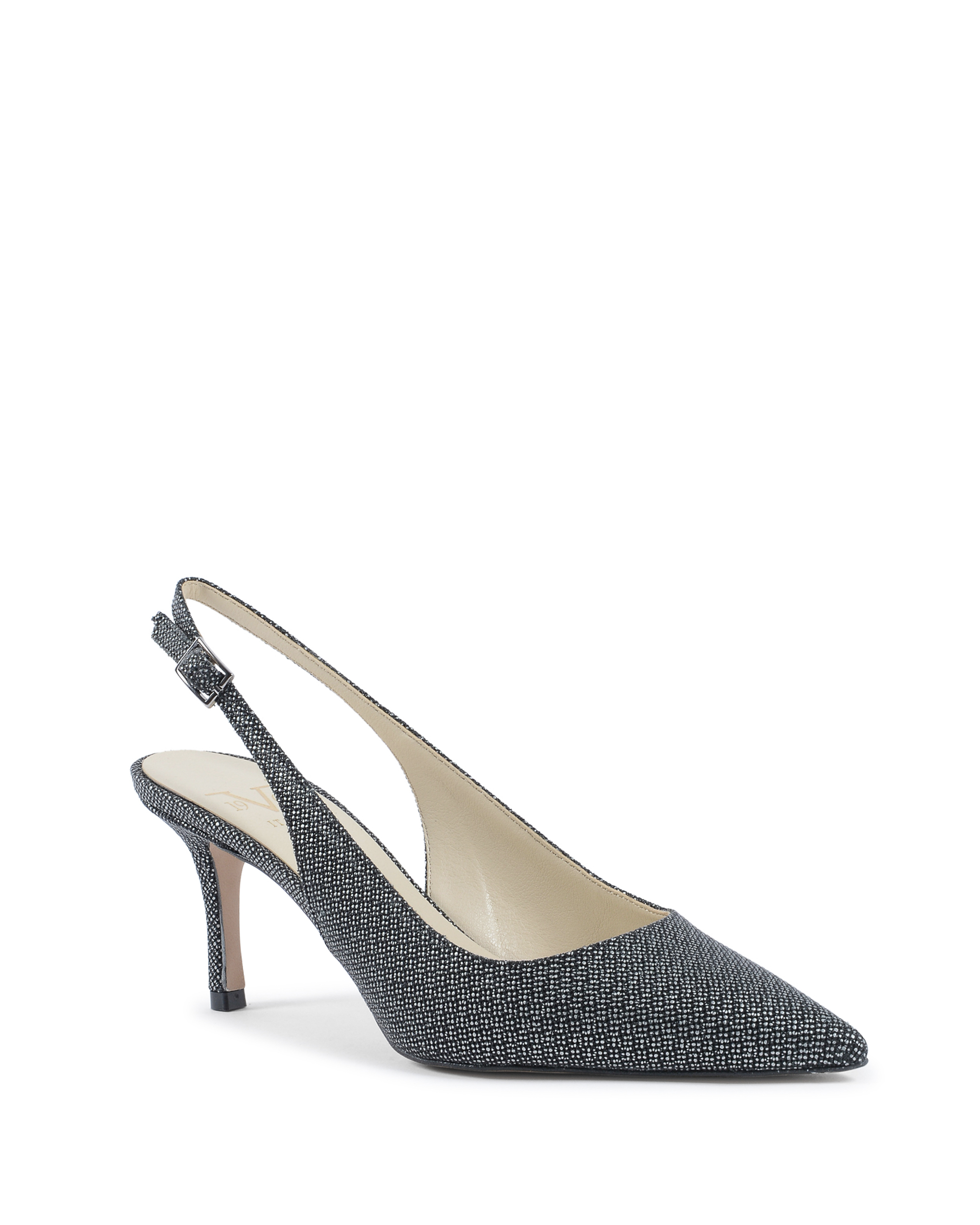 19V69 Italia - Zapatos de salón negros para mujer PALOMA65 CORINNE CALF NERO