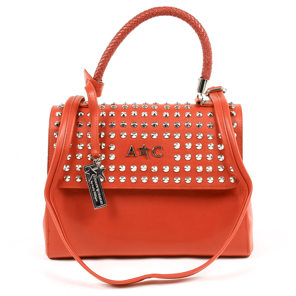 Bolso de mano Andrew Charles para mujer, color rojo, BROOKLYN