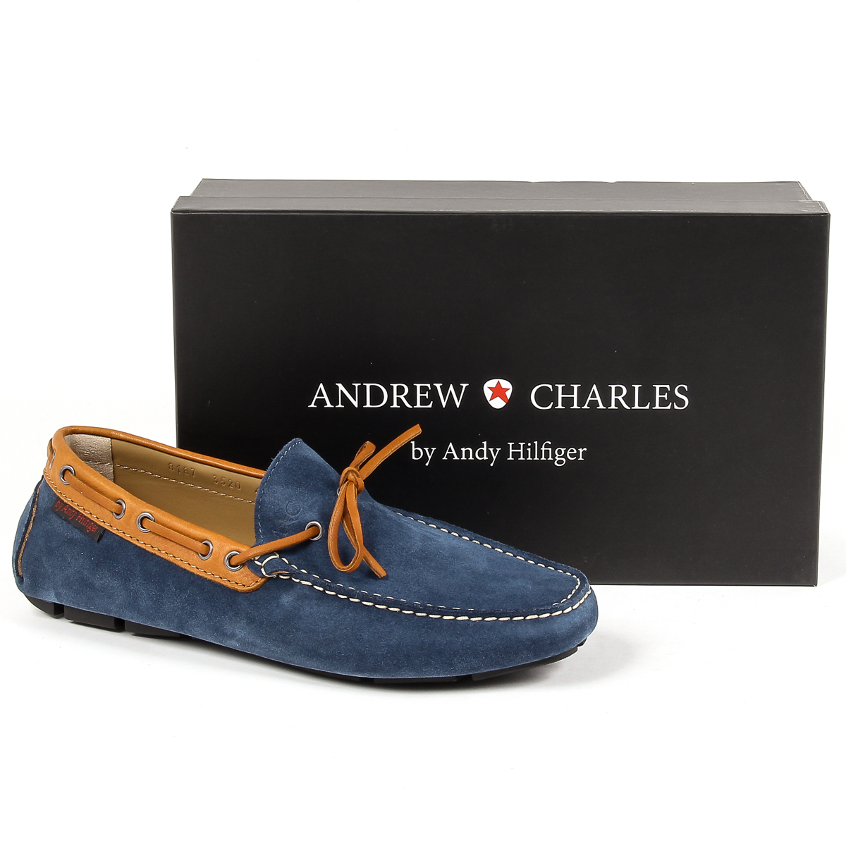 Mocasín Andrew Charles para hombre azul ROBERT