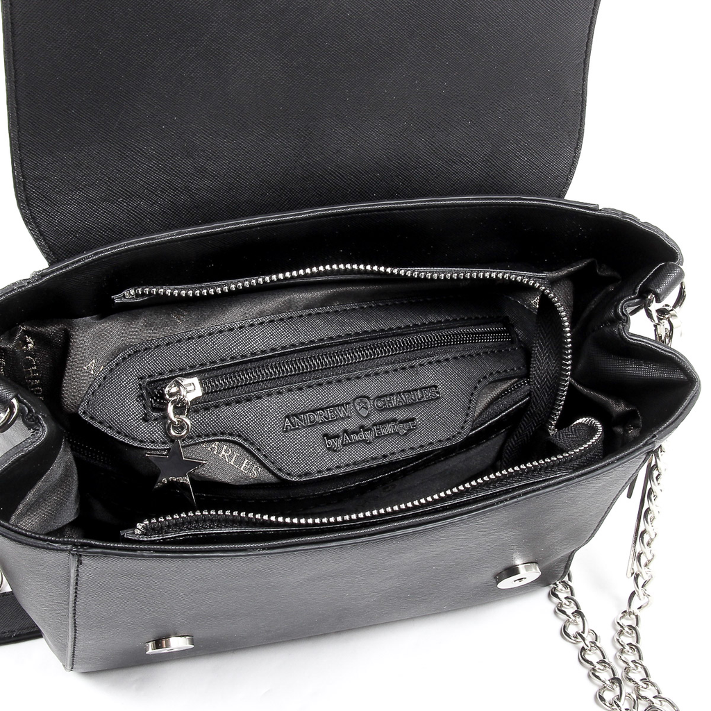 Andrew Charles Womens Handbag Black VERA