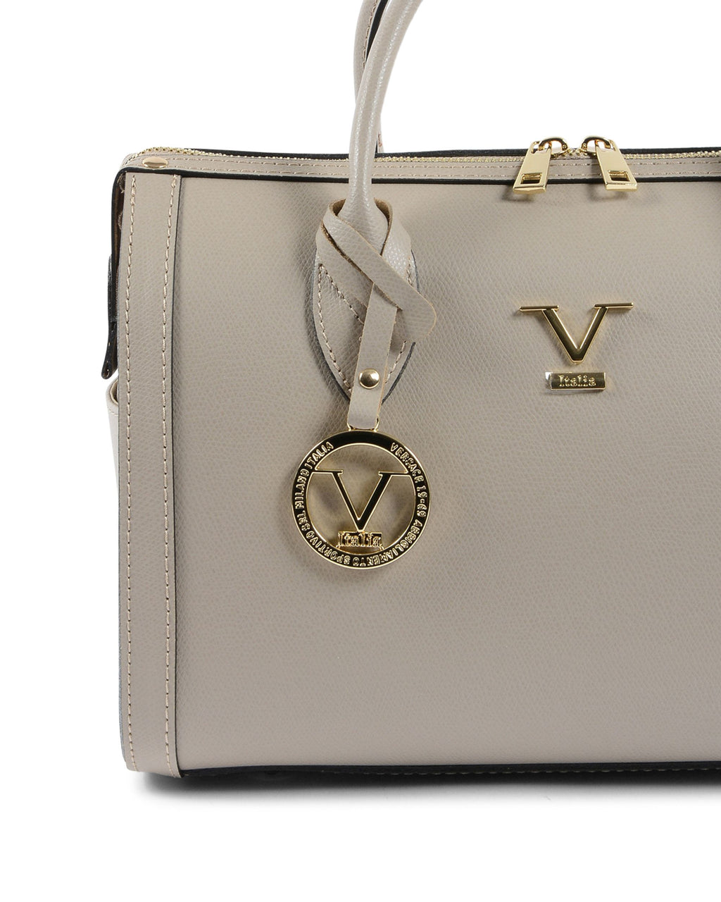 Bolso de mano para mujer V Italia Taupe V014-G PALMELLATO TAUPE