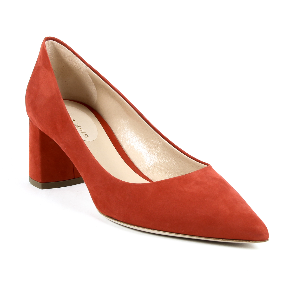 Andrew Charles Womens Pump Red EVA