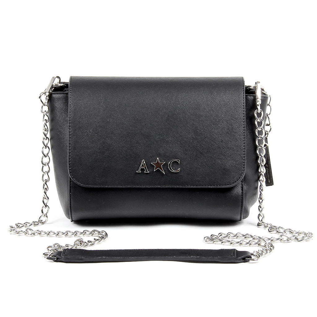 Andrew Charles Womens Handbag Black VERA