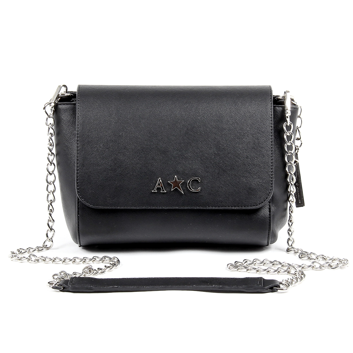 Andrew Charles Womens Handbag Black VERA