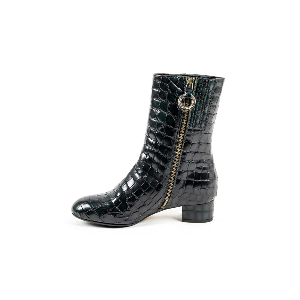 Bota Corta Mujer V 1969 Italia ESTELLE COMBO OPACO PETROLIO