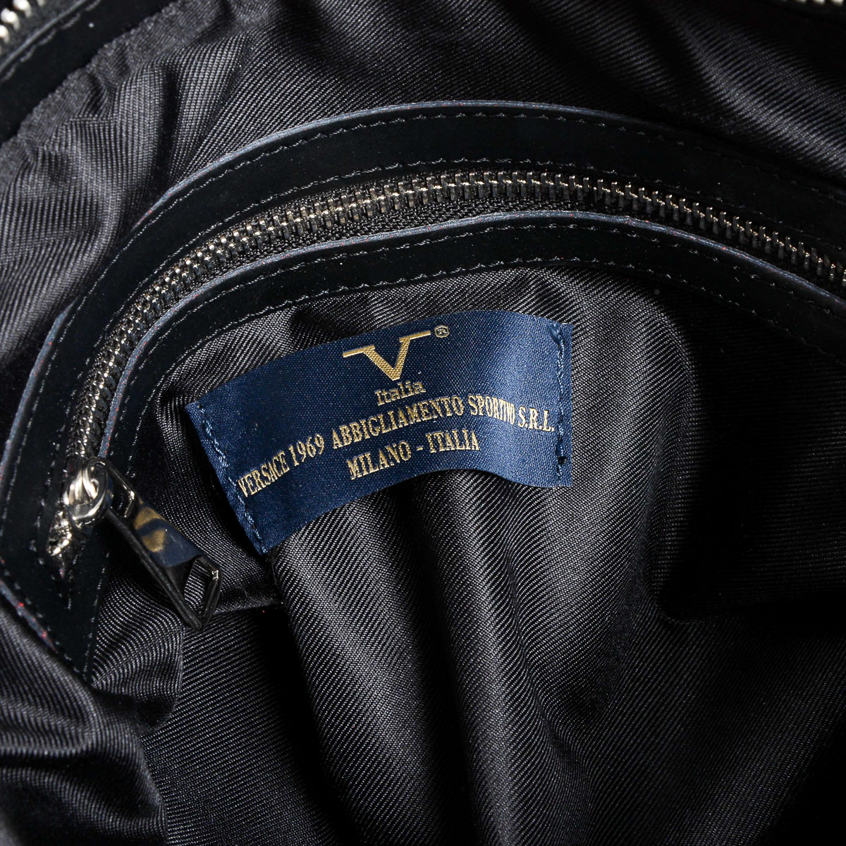Bolso de mano para mujer V 1969 Italia Negro GLORY