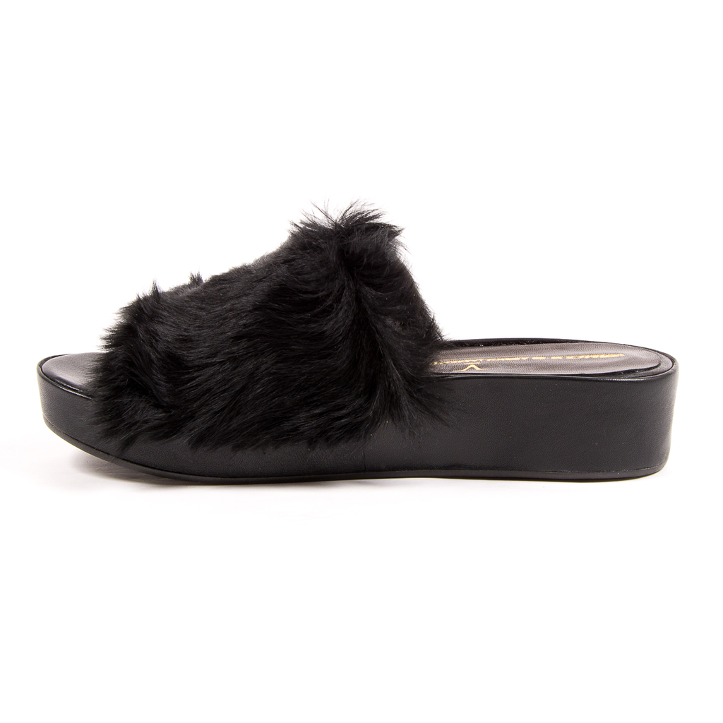 Sandalia V 1969 Italia para mujer, color negro, GREENWOOD