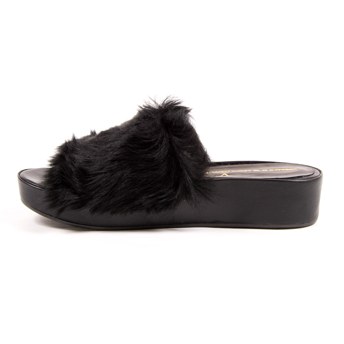Sandalia V 1969 Italia para mujer, color negro, GREENWOOD