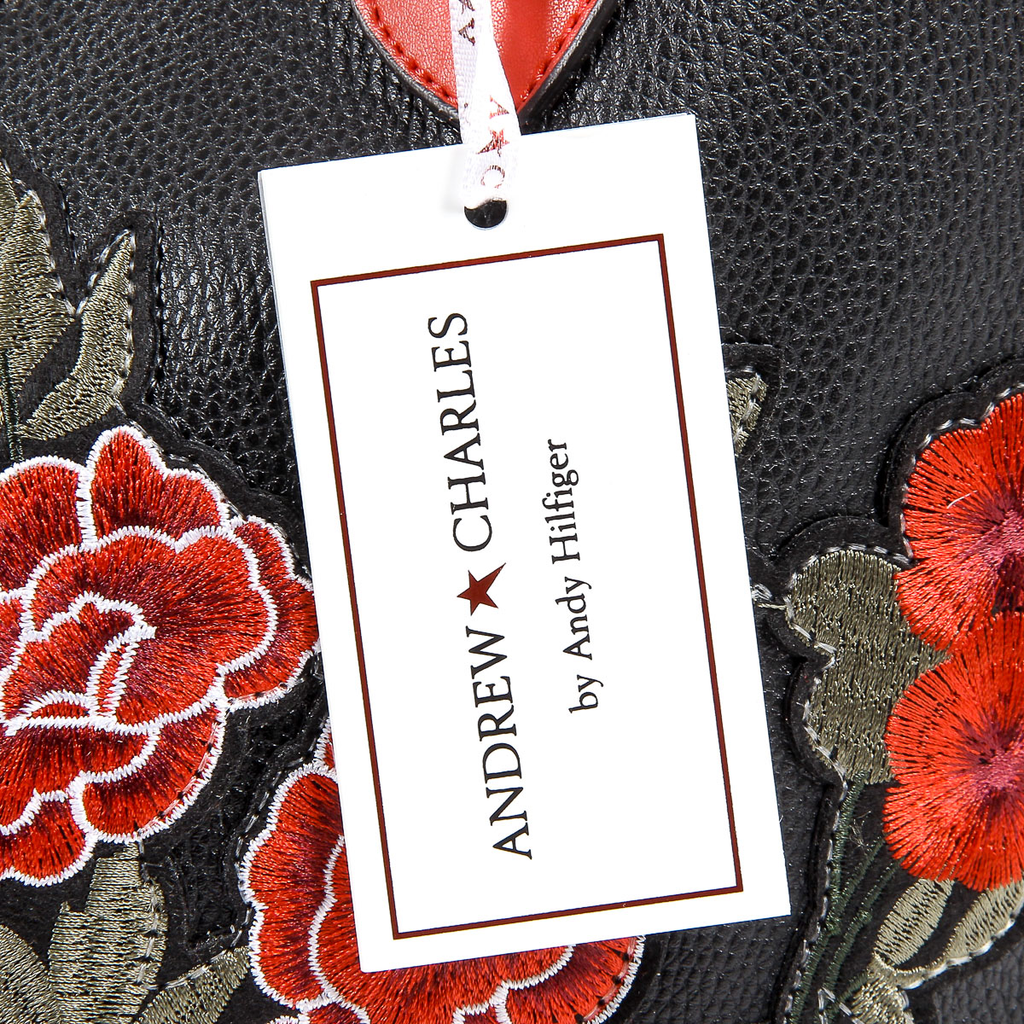 Bolso de mano Andrew Charles para mujer, color negro, INDIA