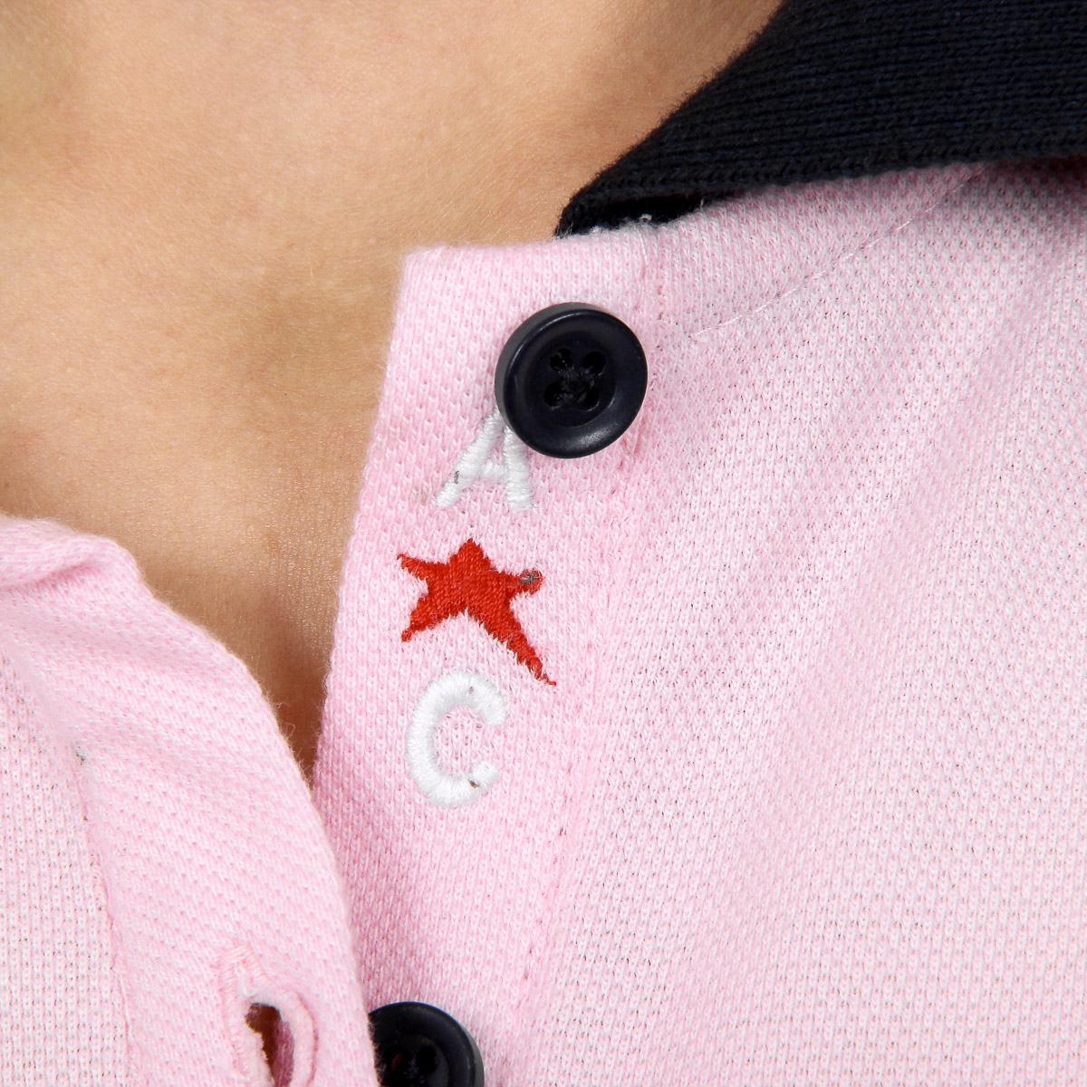 Polo Andrew Charles para mujer, manga corta, rosa, NIA