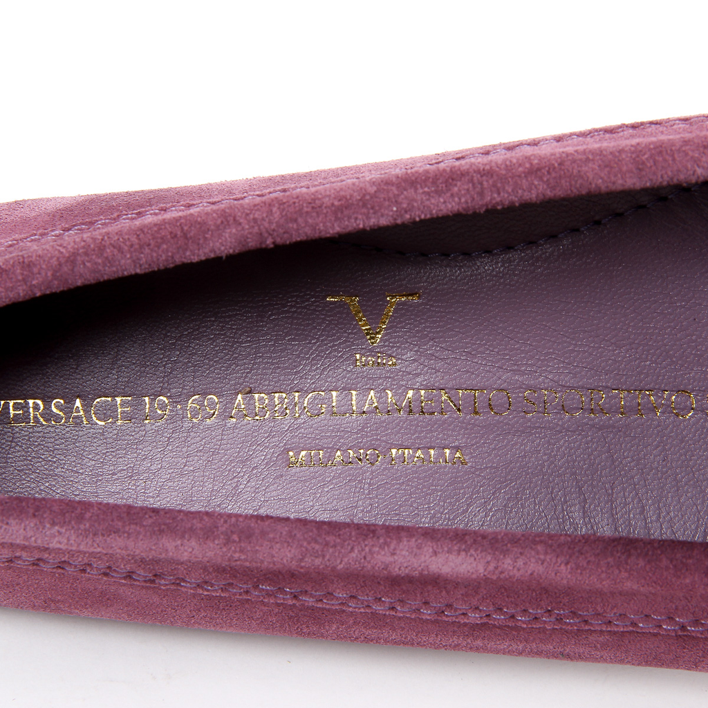 Mocasines V 1969 Italia para mujer, morados, AMALFI