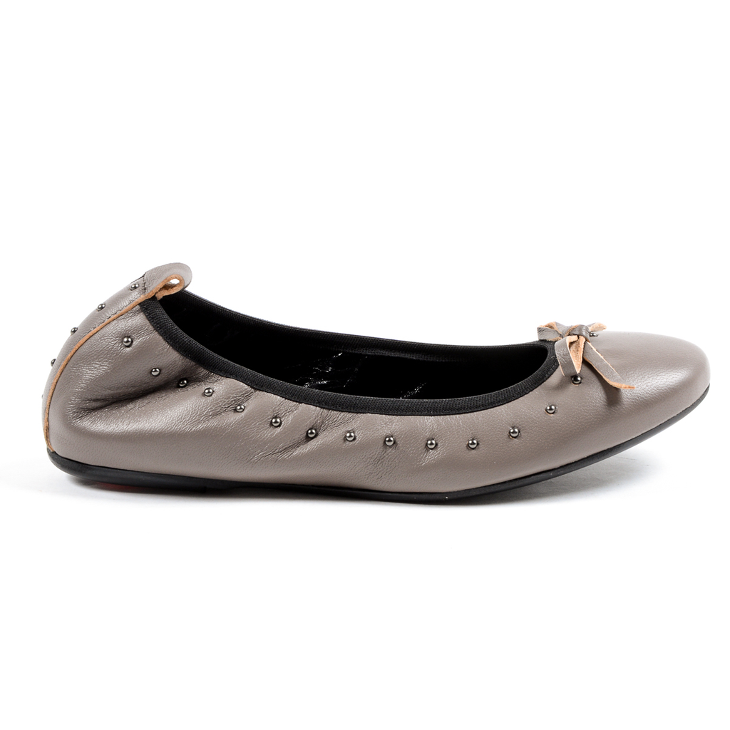 Andrew Charles Womens Soft Ballerina Taupe ALICIA