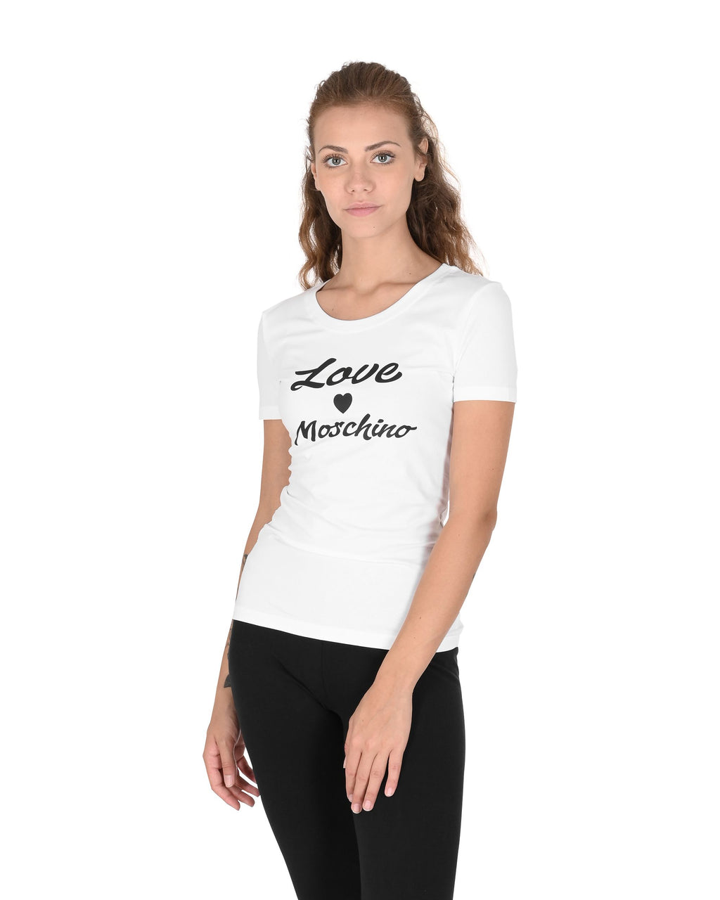 Camiseta Love Moschino para mujer W 4 H19 28 E 1951 A00 BLANCO ÓPTICO