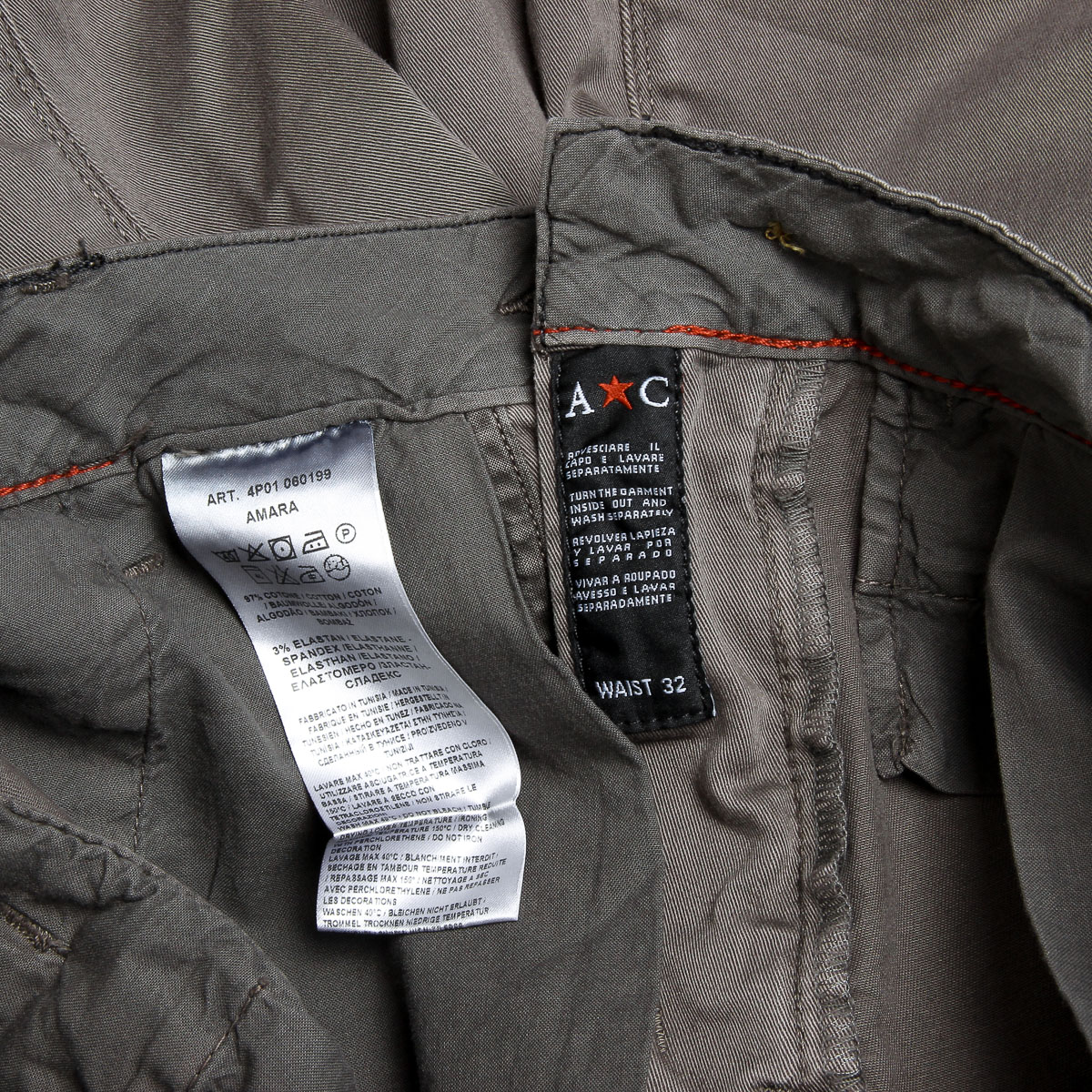 Pantalones para hombre Andrew Charles marrón AMARA