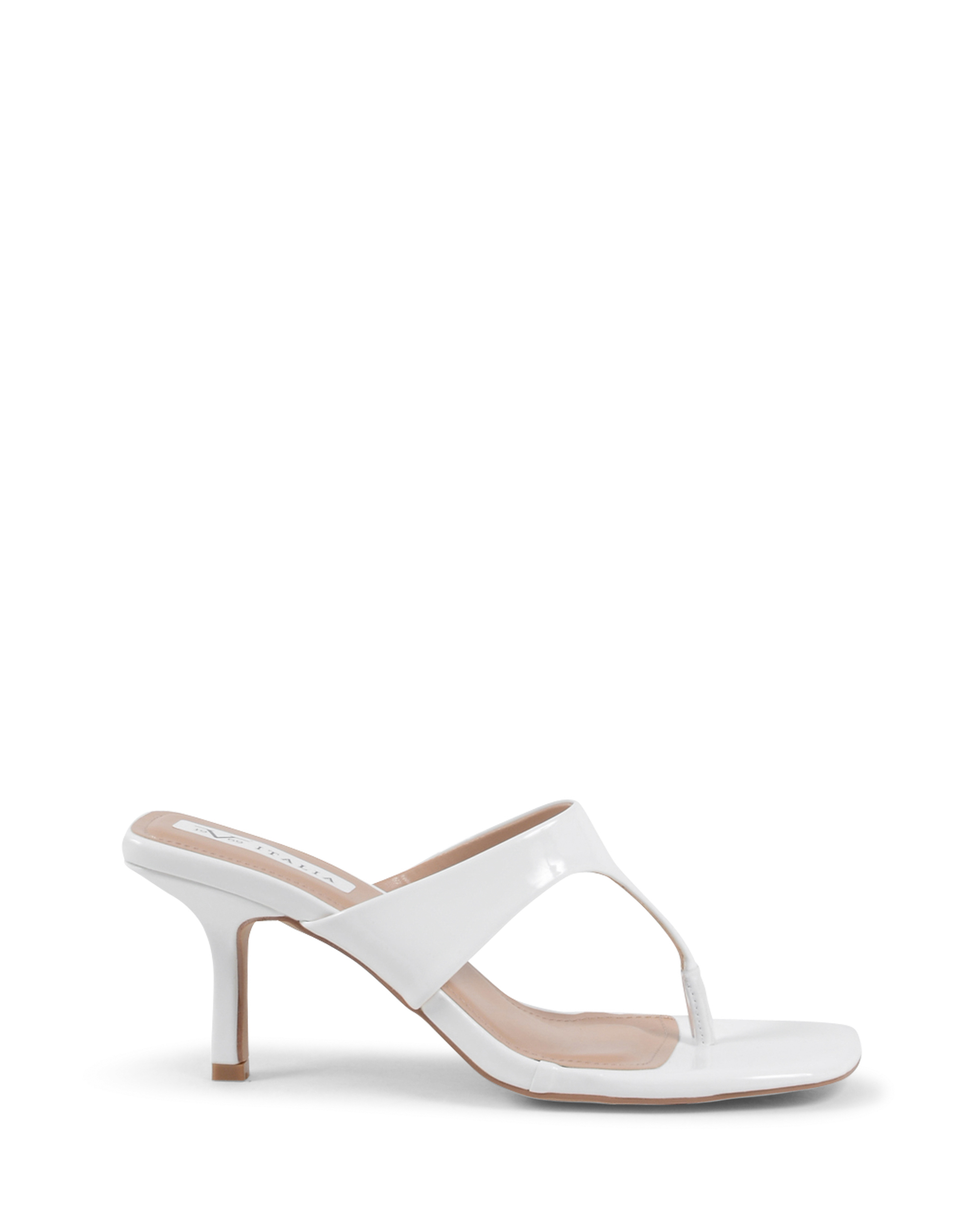 19V69 Italia Sandalia tipo mule para mujer blanca V81819 BLANCO