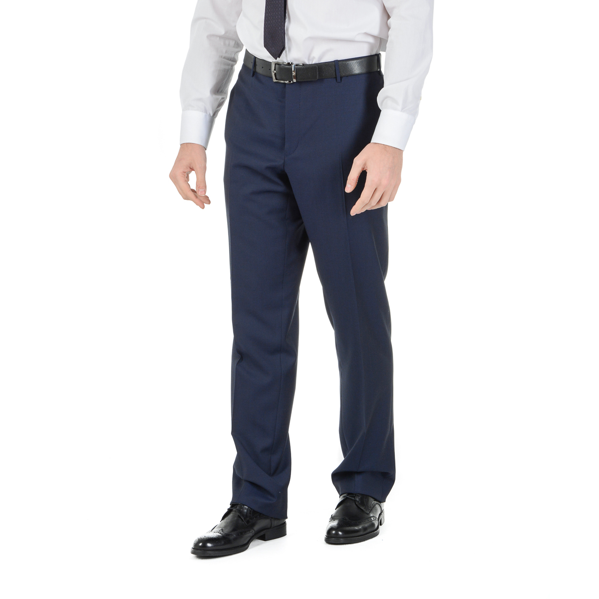 Corneliani Mens Suit Long Sleeves Dark Blue Super 130's