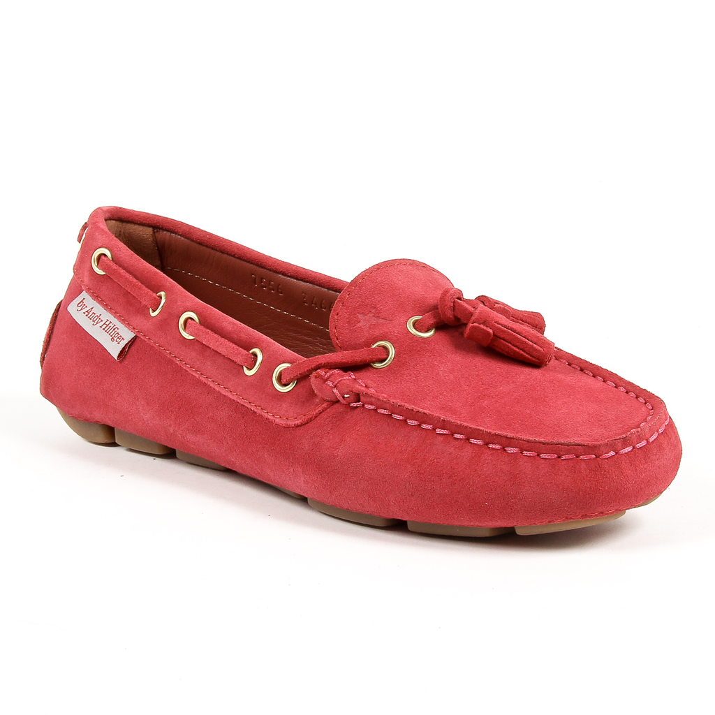 Mocasín Andrew Charles para mujer rojo GIULY