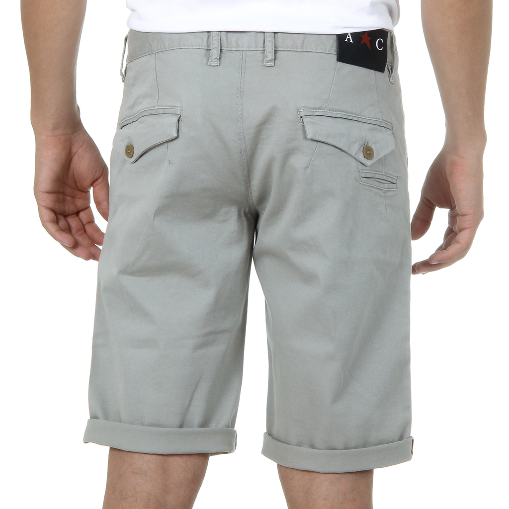 Pantalones cortos Andrew Charles para hombre gris claro SADECK