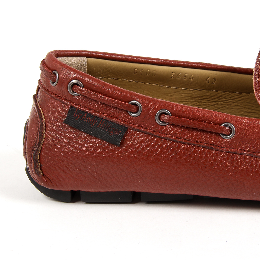 Mocasín Andrew Charles para hombre rojo JEREMY