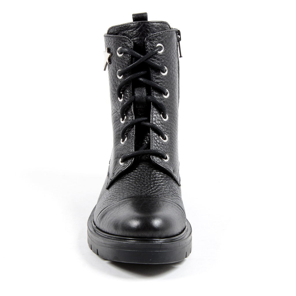 Andrew Charles Womens Short Boot Black MIVIDA