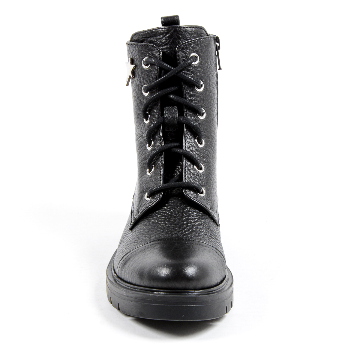 Andrew Charles Womens Short Boot Black MIVIDA