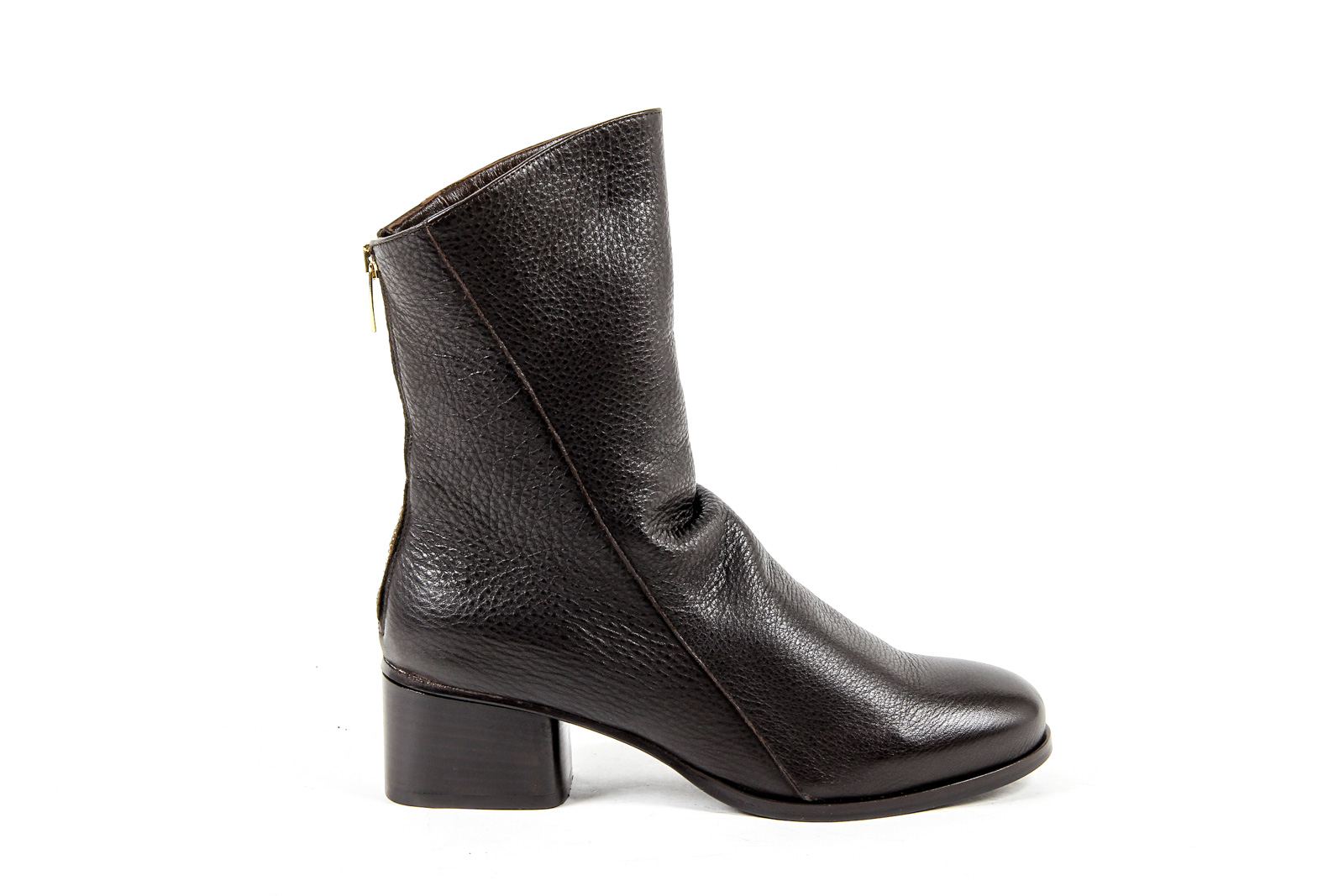 V 1969 Italia Womens Short Boot Brown PLUM