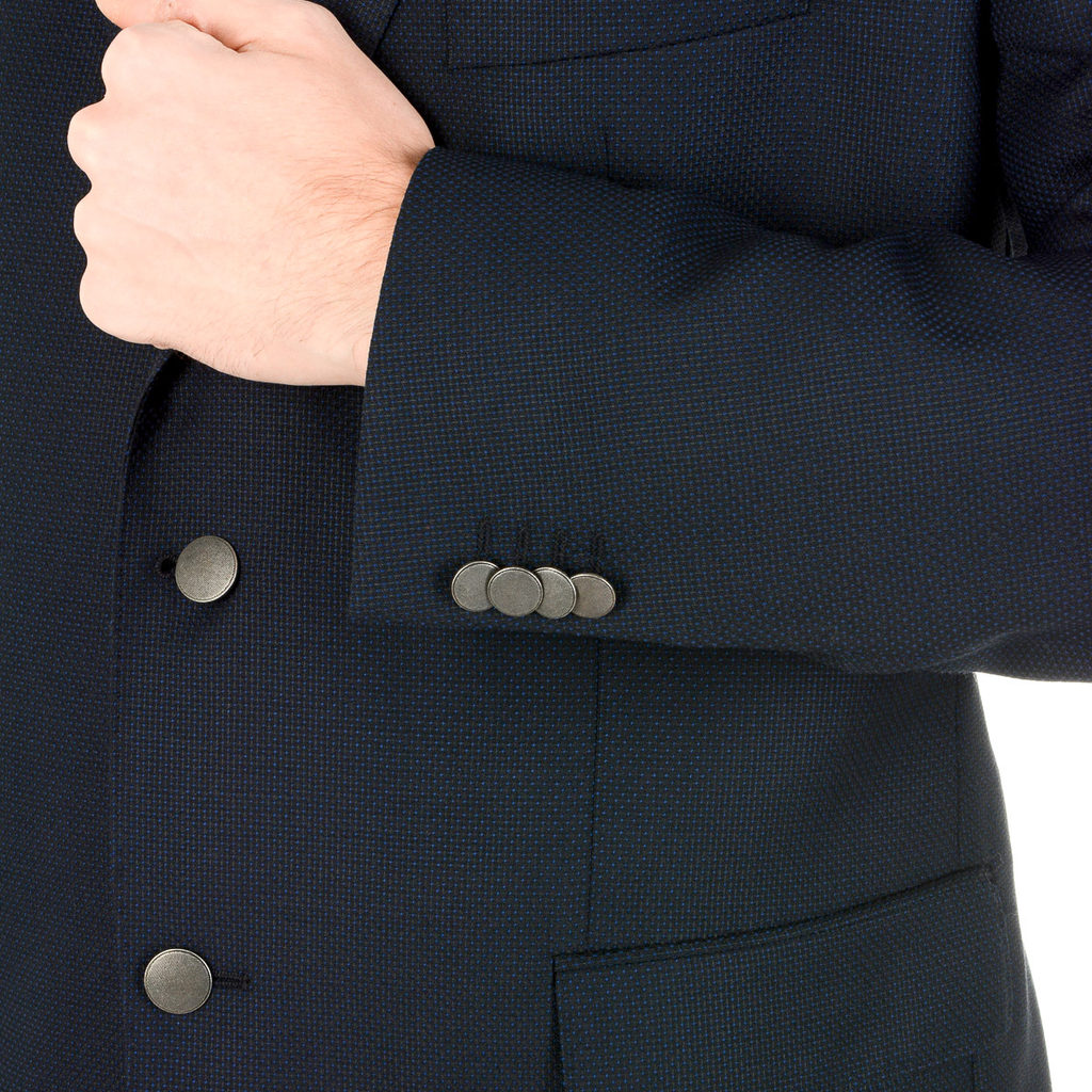 Chaqueta Hugo Boss para hombre de manga larga azul oscuro JET