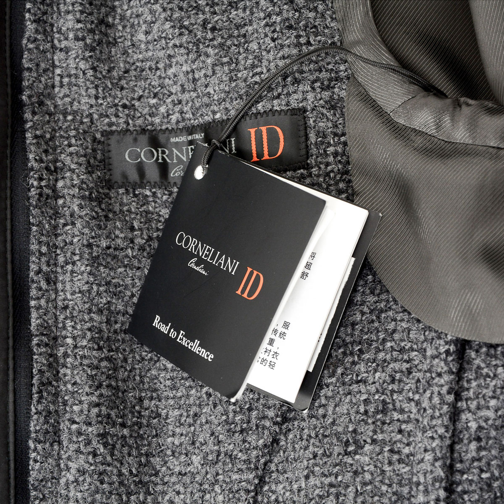 Corneliani Mens Jacket Long Sleeves Grey
