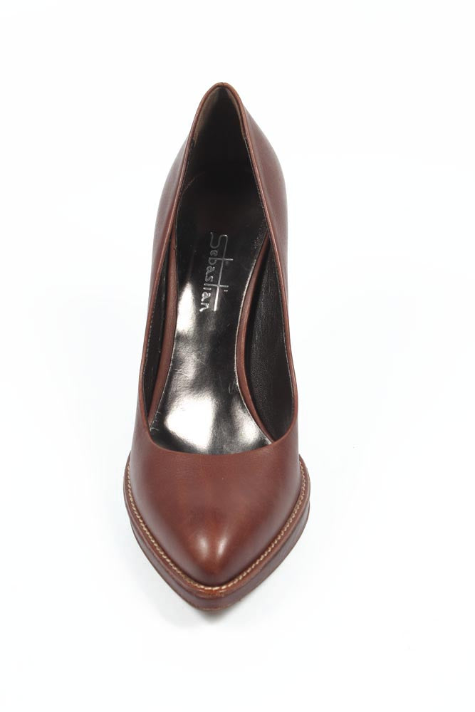 Zapatos de salón para mujer Sebastian Milano S4035 LOS ANGELES BOTTOLATO TG MARR-CIOCC